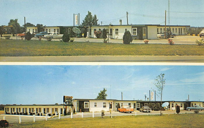 Southlawn Motel - Old Postcard (newer photo)